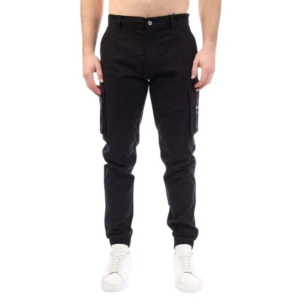 Duck and Cover Mens Chemmer Regular Joggers / Black
